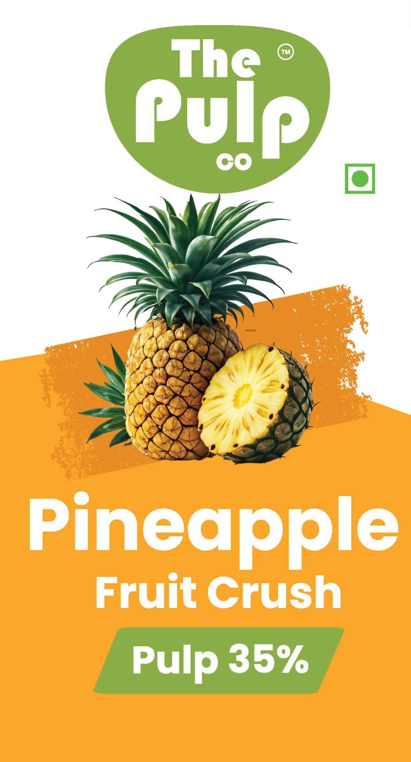 THE PULP CO Real Fruit Crush Combo - Water Melon, Pink Guava & Pineapple | 500ml | Deliciously Sweet & Juicy